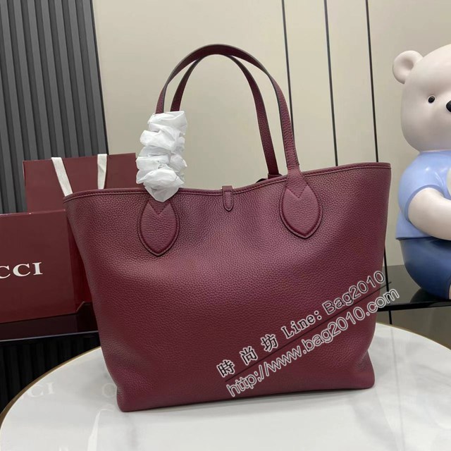 Gucci專櫃古馳最新款Totissima系列托特包雙面手提購物包 jh2959型號：839112